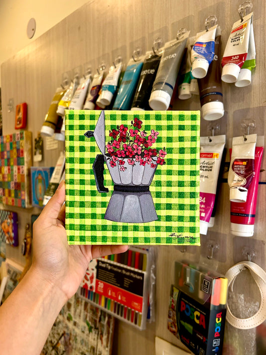 Titled: ‘Moka Flower Pot’