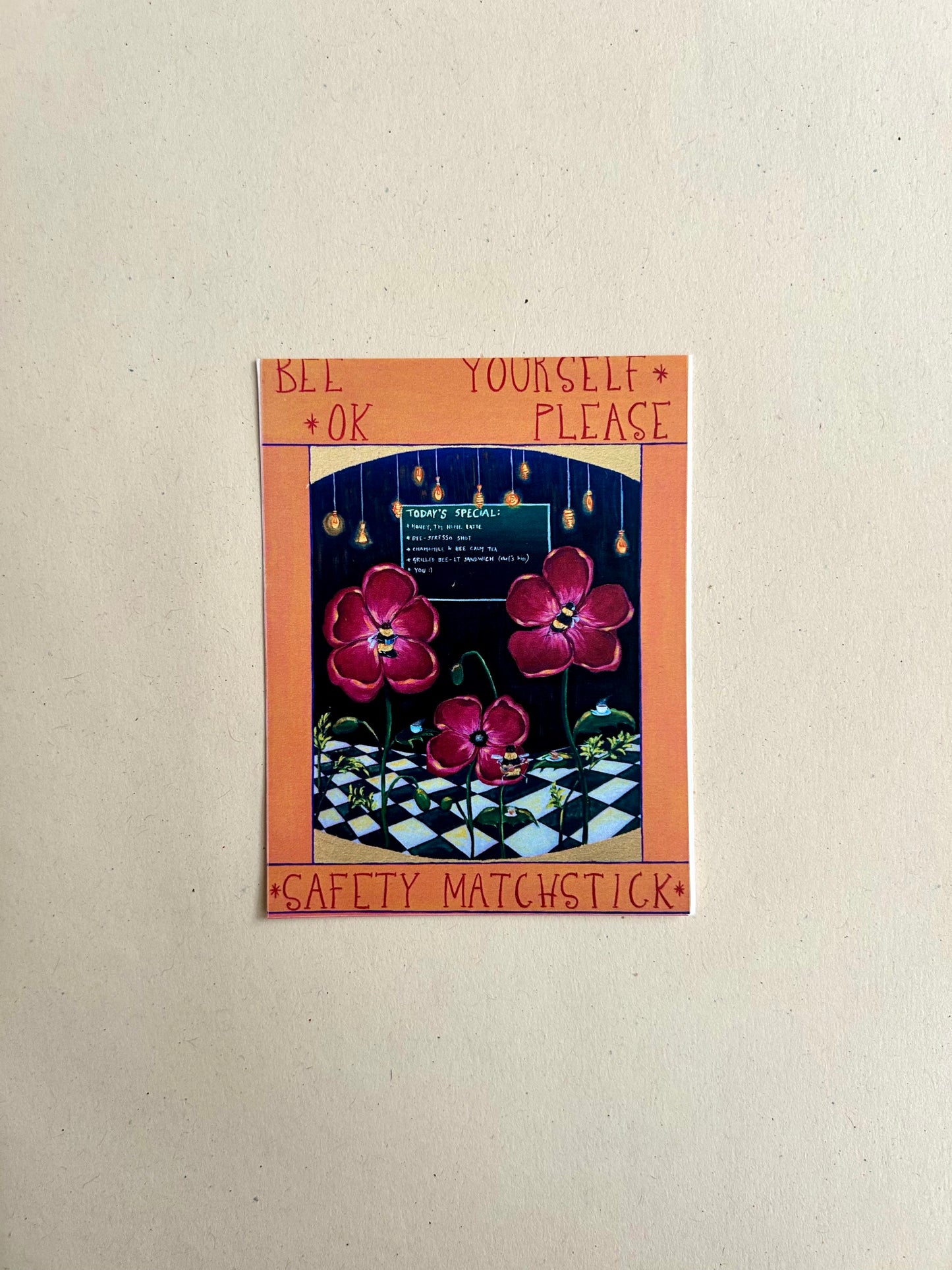 Bees in Cafe | Sticker