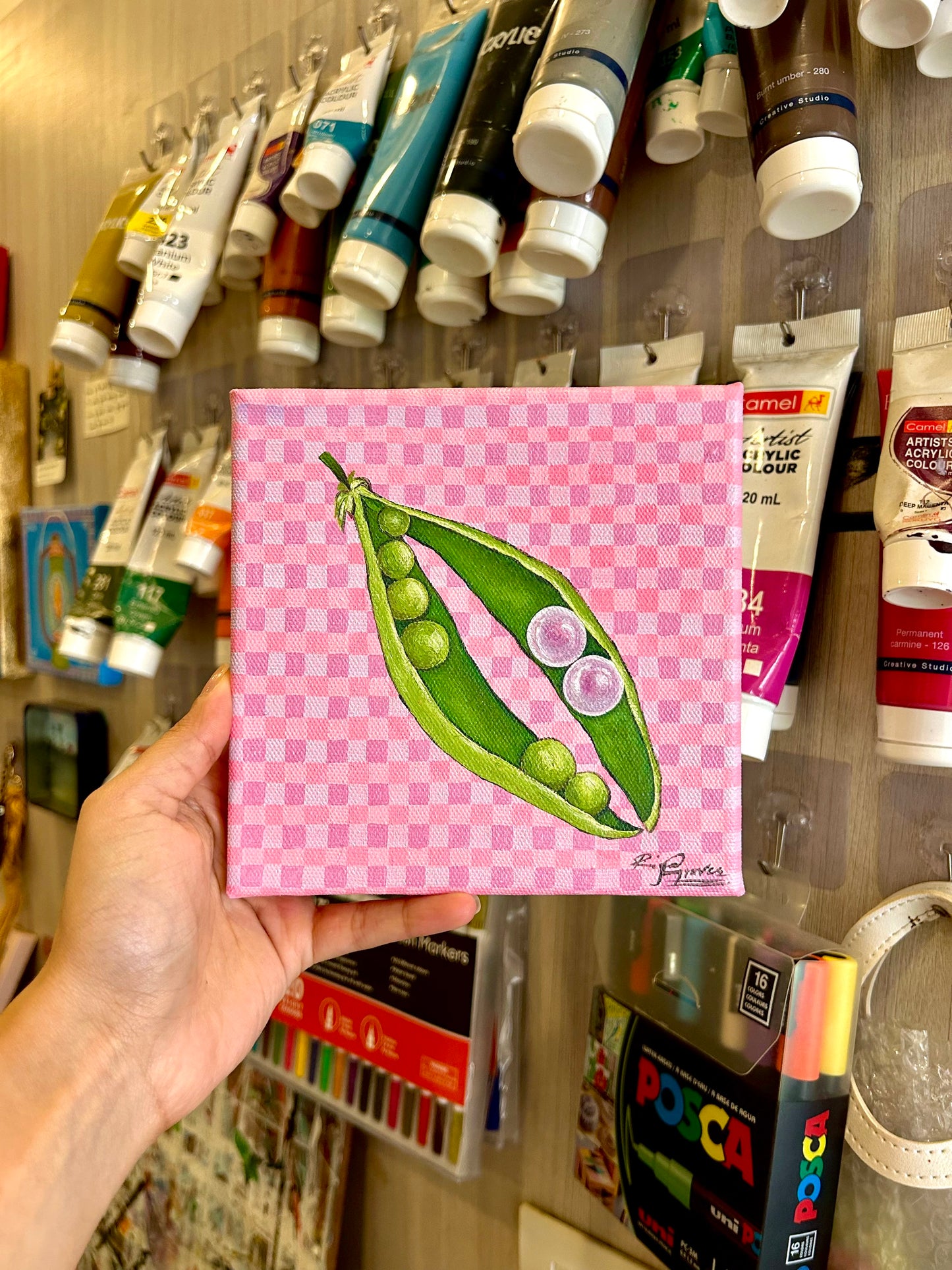 Titled: ‘Two Pearls in a Pod’