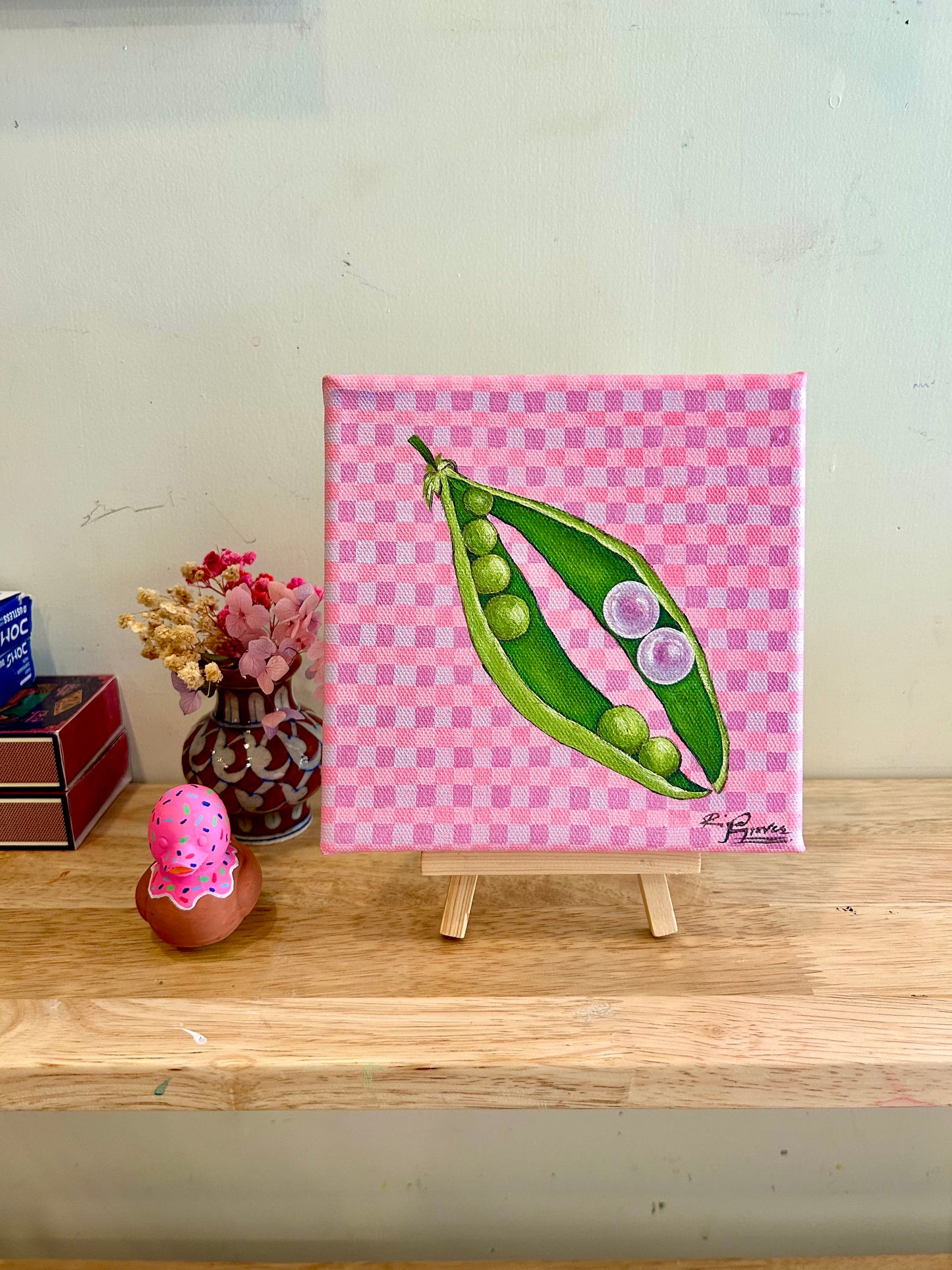 Titled: ‘Two Pearls in a Pod’