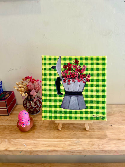 Titled: ‘Moka Flower Pot’